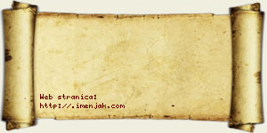 Isidora Dečermić vizit kartica